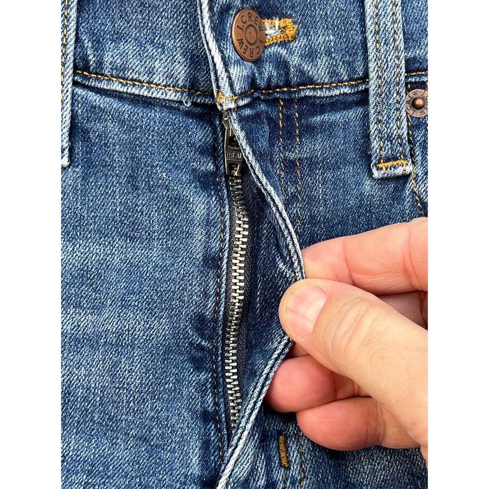 Re-Imagined by J.Crew Denim High Rise Cuffed Jean Shorts Women's 28 Medium Wash - Picture 8 of 12